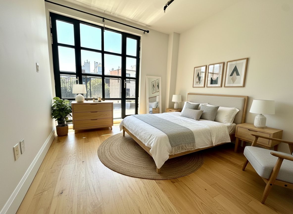 After – virtually staged room